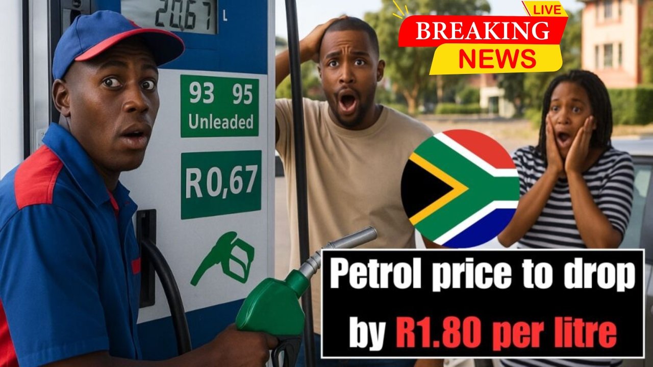 Petrol Price Drop October 2025 – R1.80 Per Litre Cut Brings Major Relief at the Pump