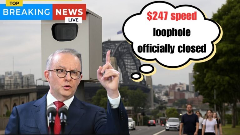 Australia Speed Camera Loophole $247 – Authorities Issue Warning as Fines Increase
