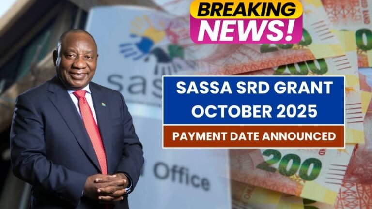 SASSA R375 Grant 2025 – October Payment Dates, Amount & Who Qualifies in SA