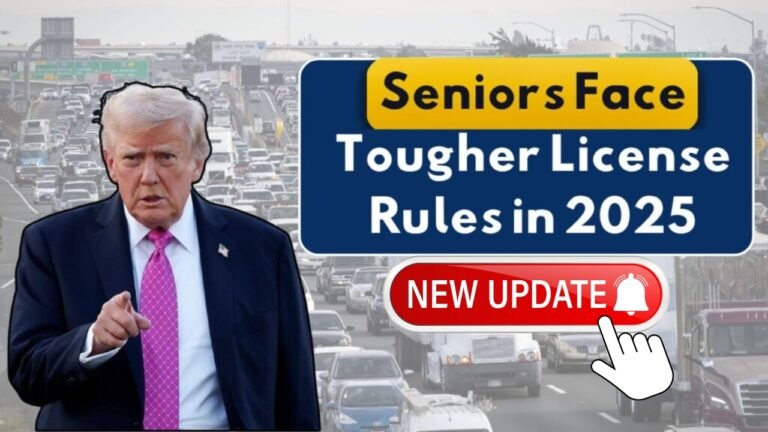 US New Driving License Rules for Seniors – Vision Tests and Medical Checks Added