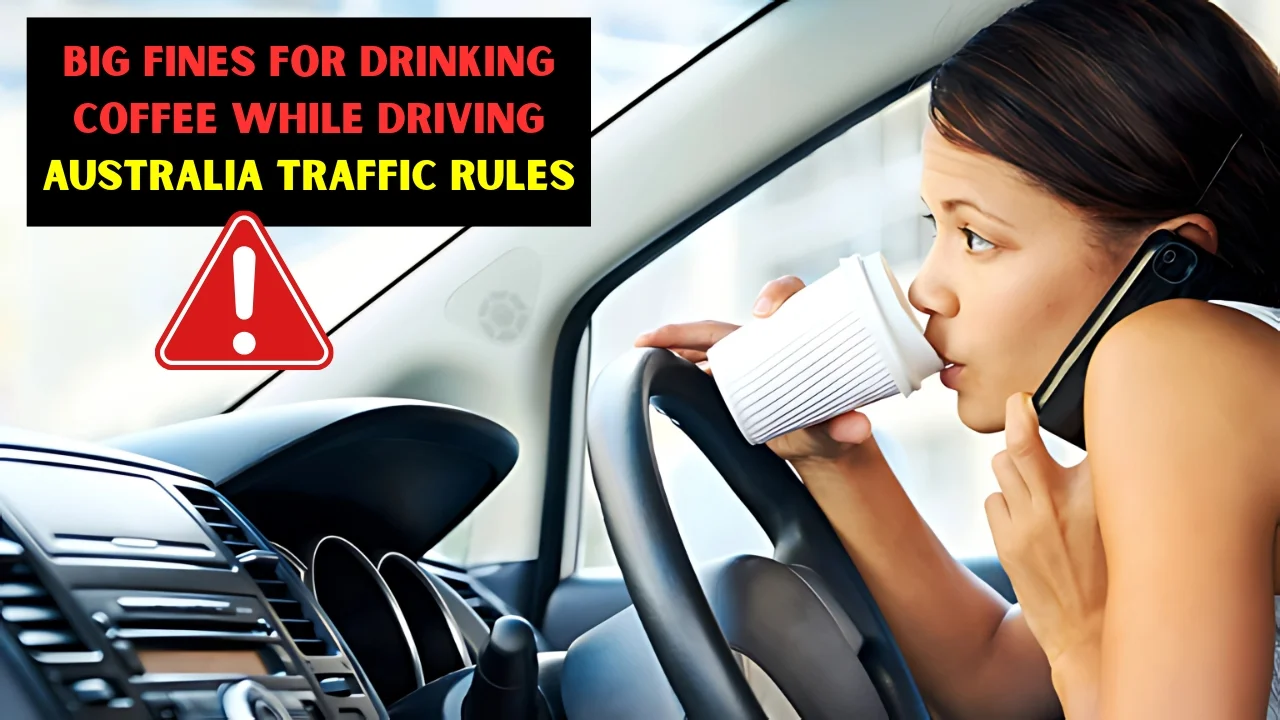 Drivers Beware – $600 Fine in Australia for Having Coffee or Tea While Driving