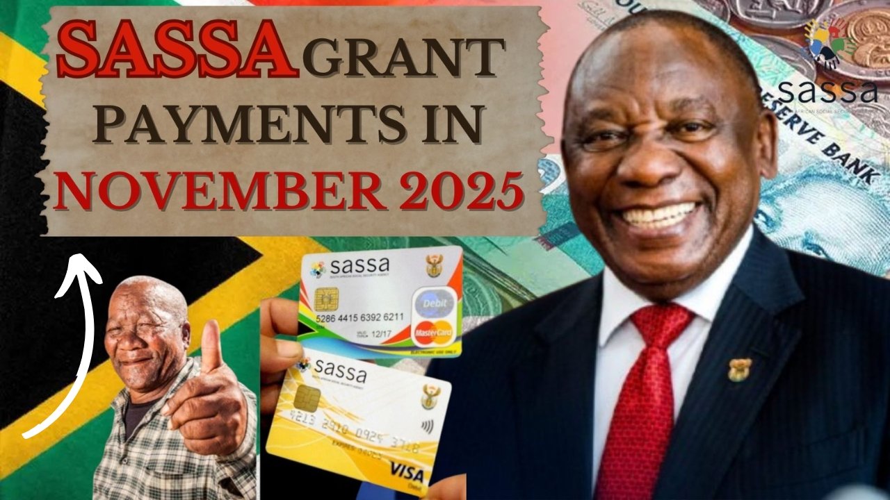 SASSA Payments November 2025 – Find Out Your Exact Payout Dates This Month