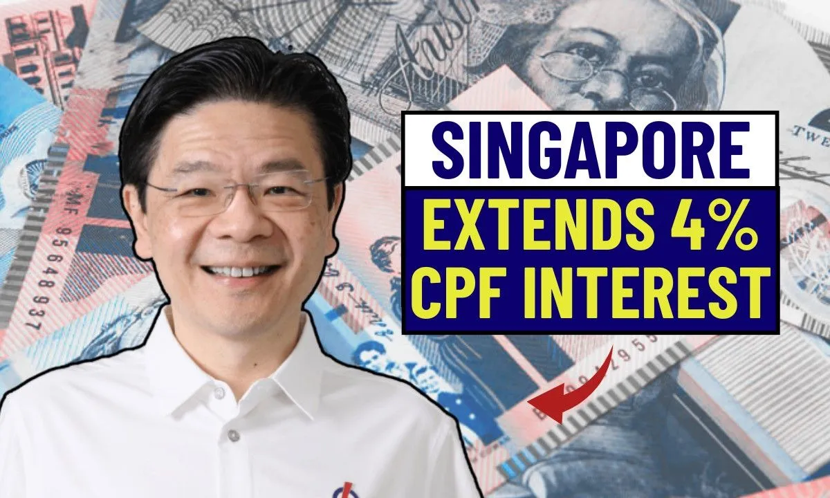 Good News for Retirees – Singapore Extends CPF 4% Interest Rate Floor Through 2026